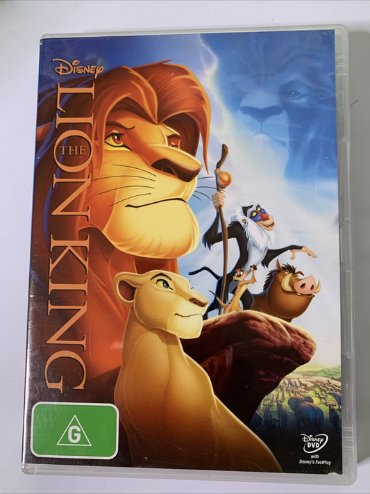 The Lion King (DVD, 1994) Animation Film Disney Region 4