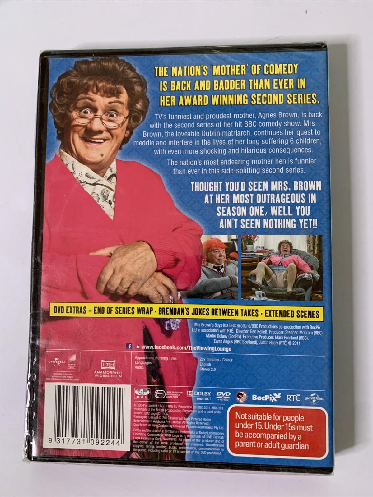 Mrs. Brown's Boys : Series 2 (DVD, 2012) Region 4 NEW Sealed