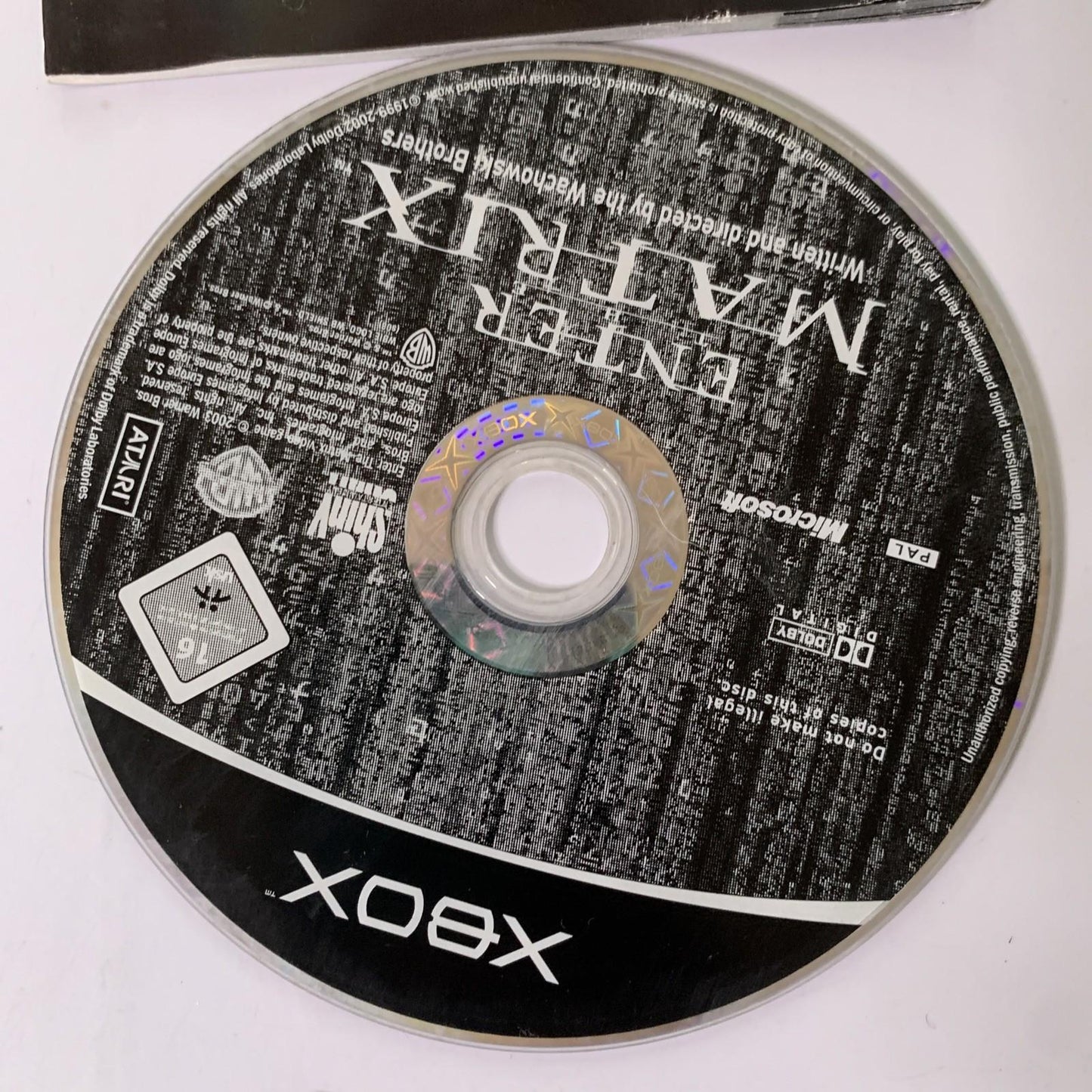 Enter The Matrix Microsoft XBOX Original PAL 2003 Game Complete