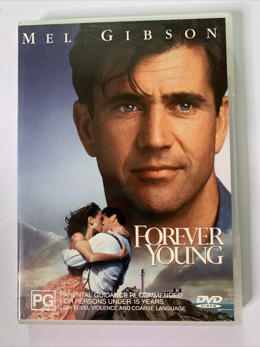 Forever Young (DVD, 1992) Mel Gibson, Elijah Wood, Jamie Lee Curtis Region 4