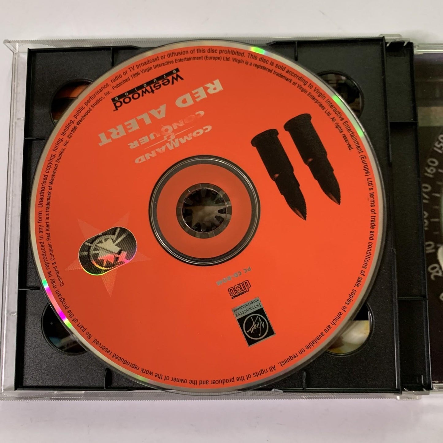 Command & Conquer Red Alert 1 PC CD-ROM Windows RTS Strategy Game