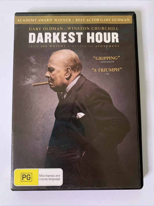 Darkest Hour (DVD, 2017) Winston Churchill Film Gary Oldman Region 4 &2