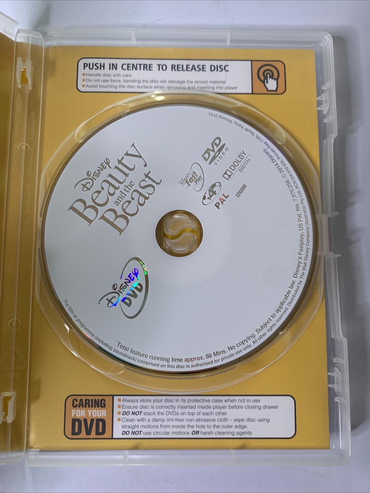 Beauty And The Beast (DVD, 1991) Disney Animated Film Classic Region 4