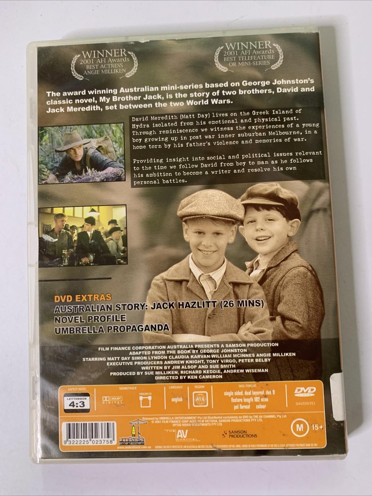 My Brother Jack (DVD, 2001) Australian Mini-Series Matt Day All Regions