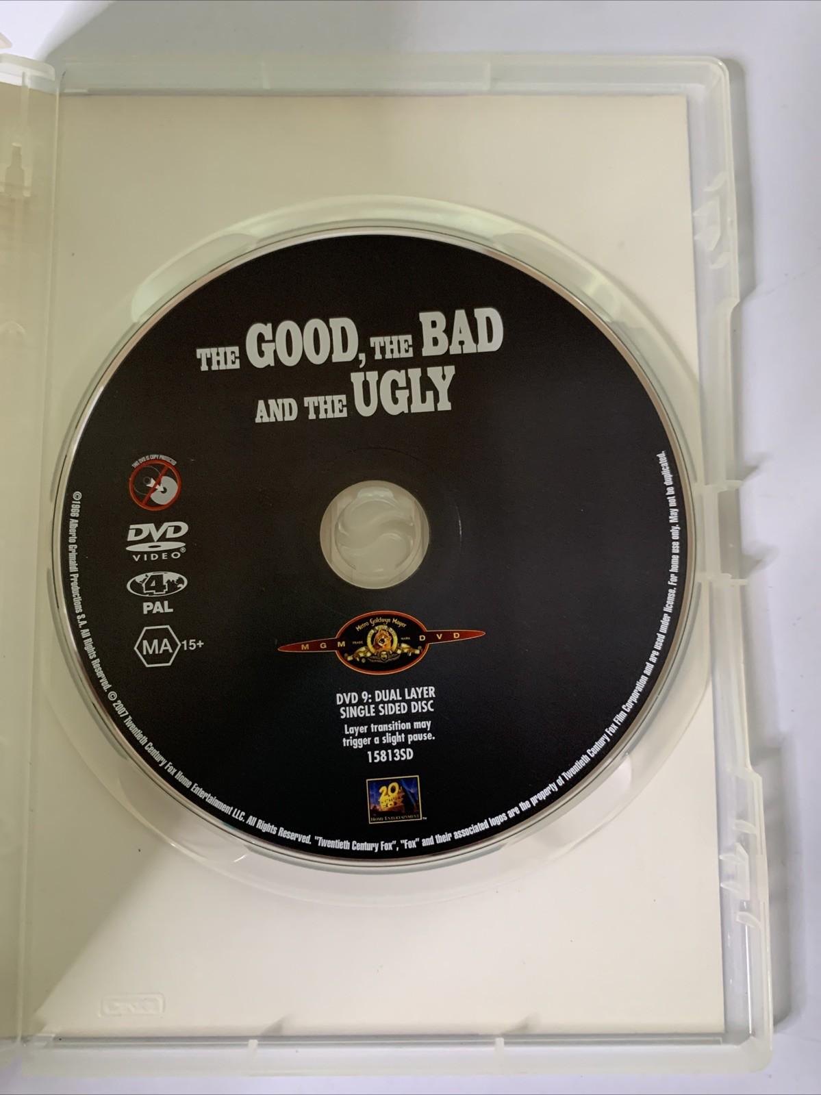 The Good, The Bad And The Ugly (DVD, 1967) Clint Eastwood Region 4