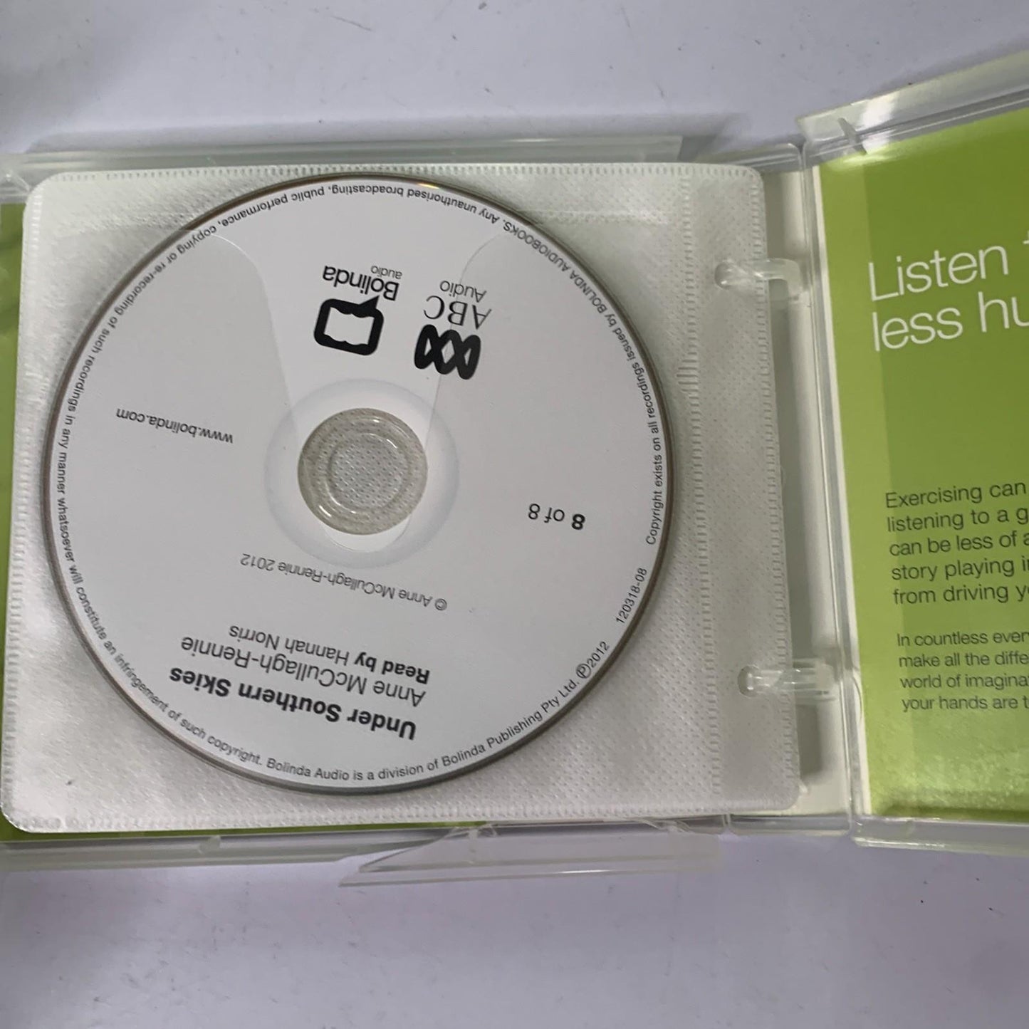 Under Southern Skies by Anne McCullagh Rennie (CD, 2012) Audio Book