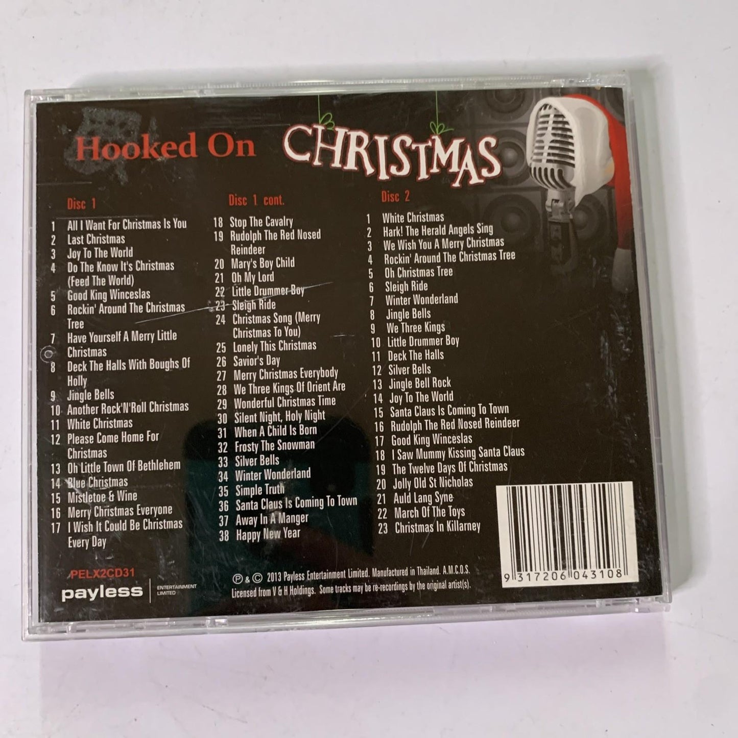 Hooked On Christmas by Various Artists (CD, 2013, 2-Discs) Album