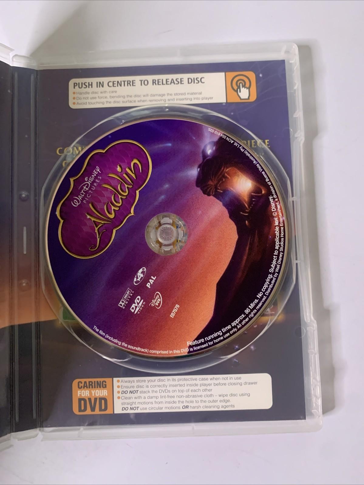 Aladdin (Musical Masterpiece Edition, DVD, 2008) Disney Animation Region 4