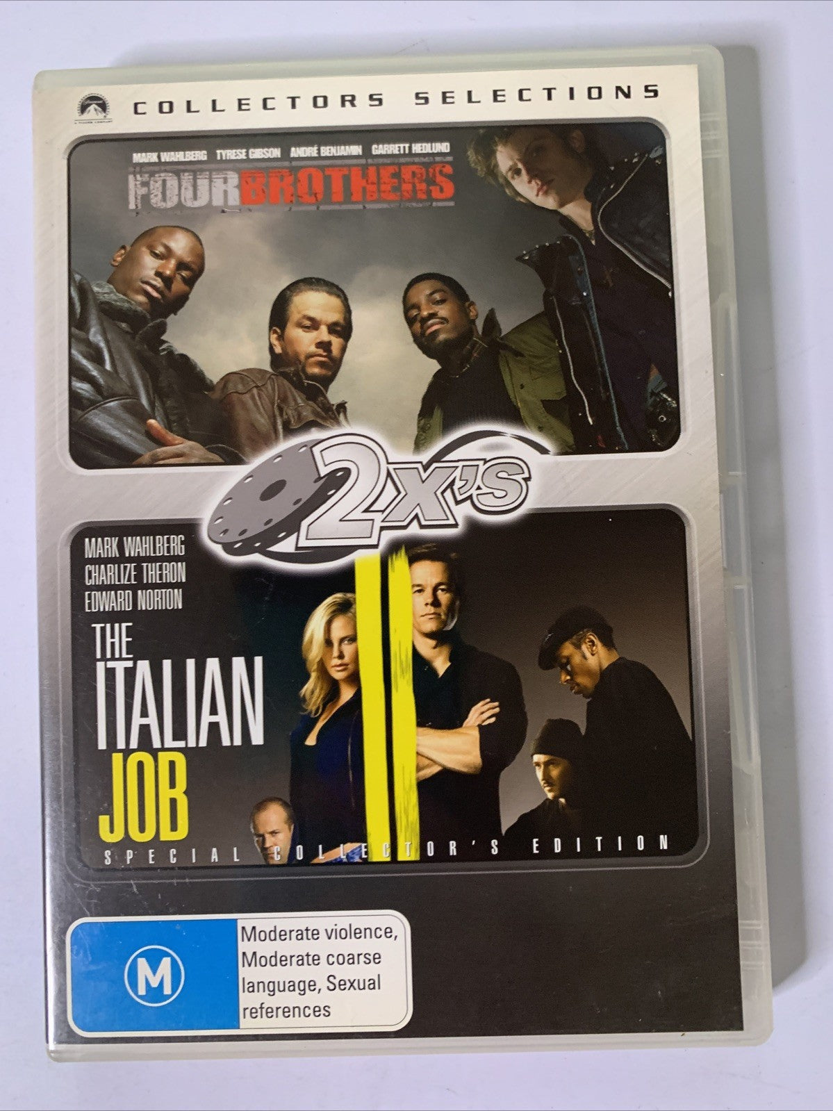 Four Brothers / The Italian Job (DVD, 2005) Mark Wahlberg, Charlize Theron