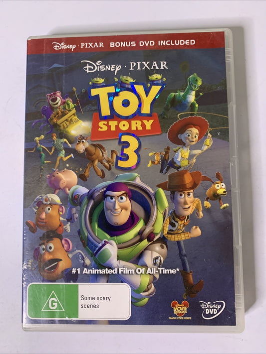 Toy Story 3 (DVD, 2010) Animated Pixar Film Region 4