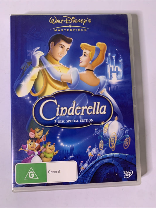 Cinderella (DVD, 1950, 2-Discs) Disney Animated Film Classic Region 4