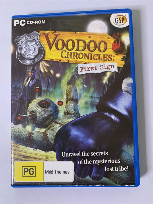 Voodoo Chronicles: First Sign PC CD-ROM Windows Hidden Object Game