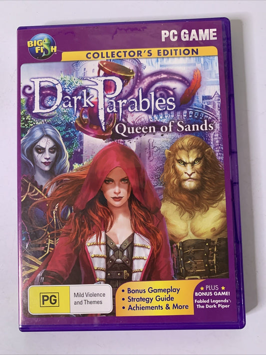 Dark Parables: Queen Of Sands PC DVD Windows Hidden Object Game