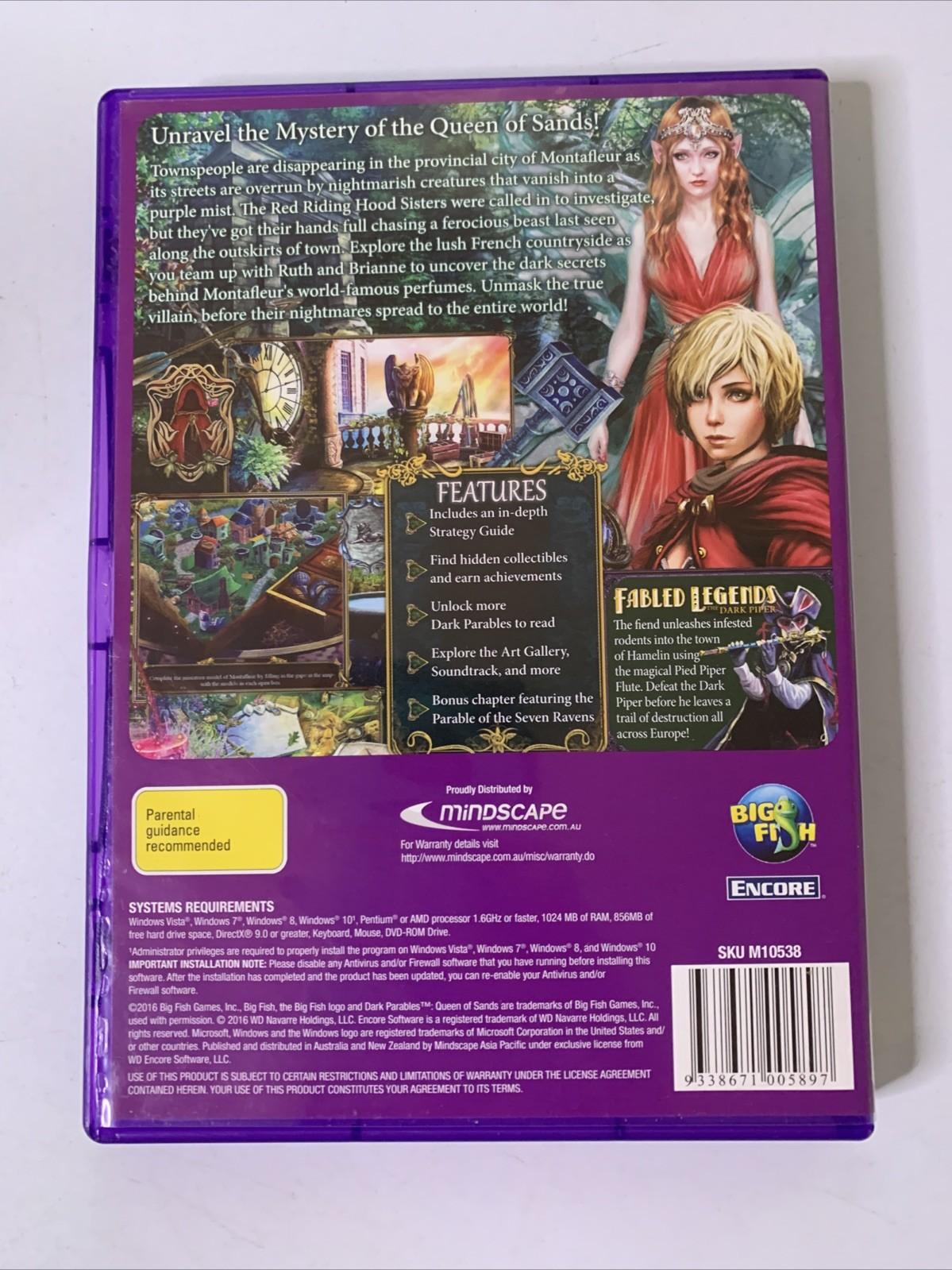 Dark Parables: Queen Of Sands PC DVD Windows Hidden Object Game