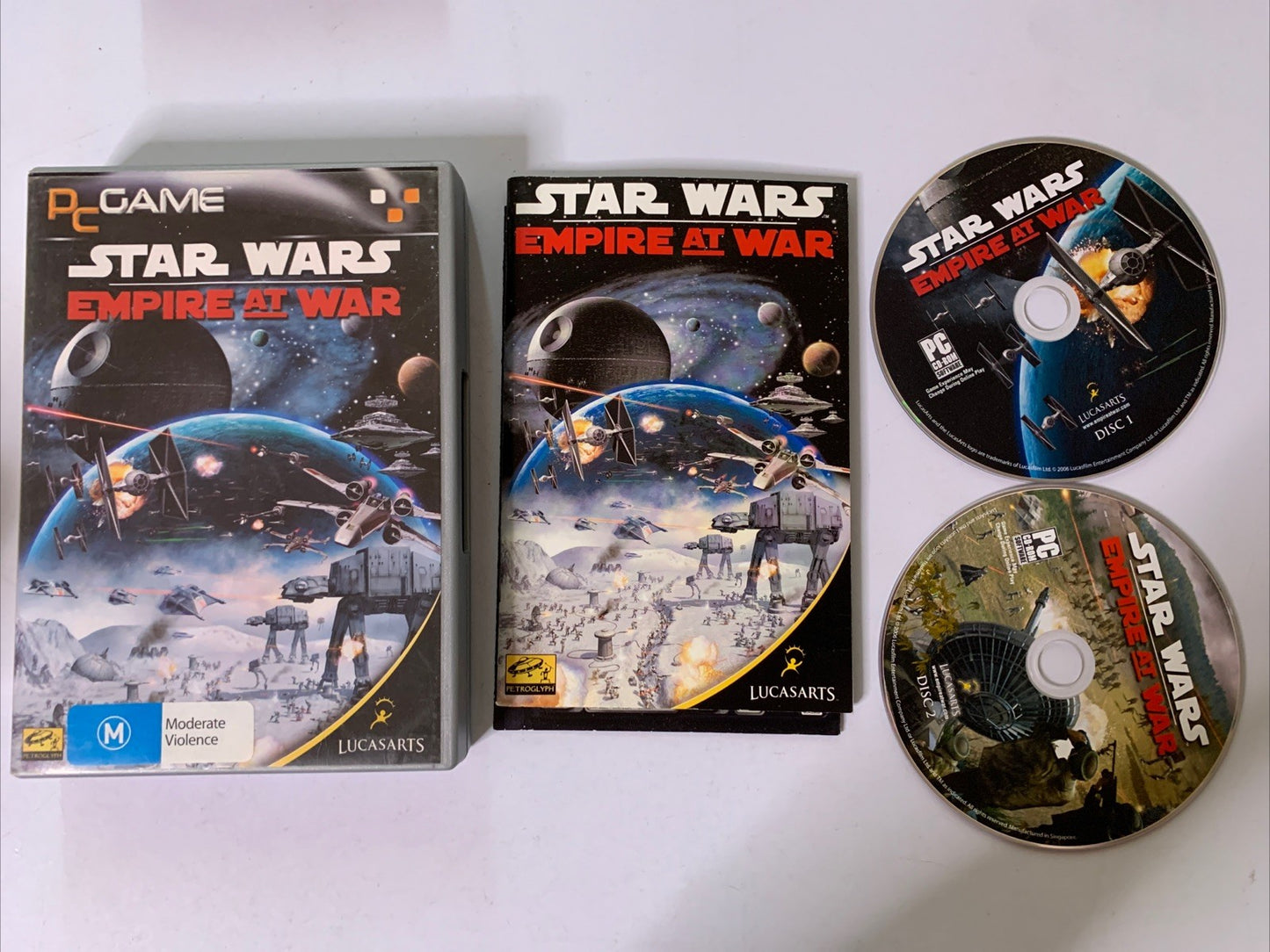 Star Wars: Empire At War PC CD-ROM WIndows 2006 RTS Strategy Game Complete