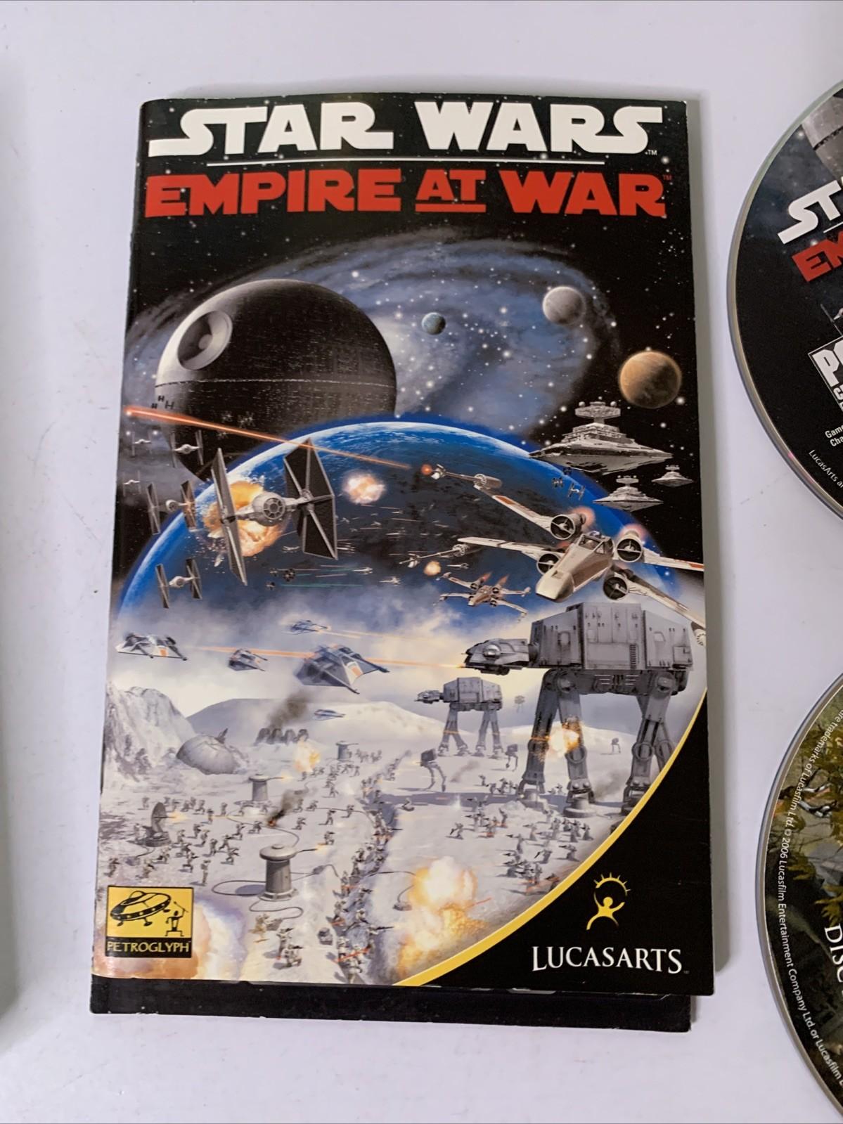 Star Wars: Empire At War PC CD-ROM WIndows 2006 RTS Strategy Game Complete