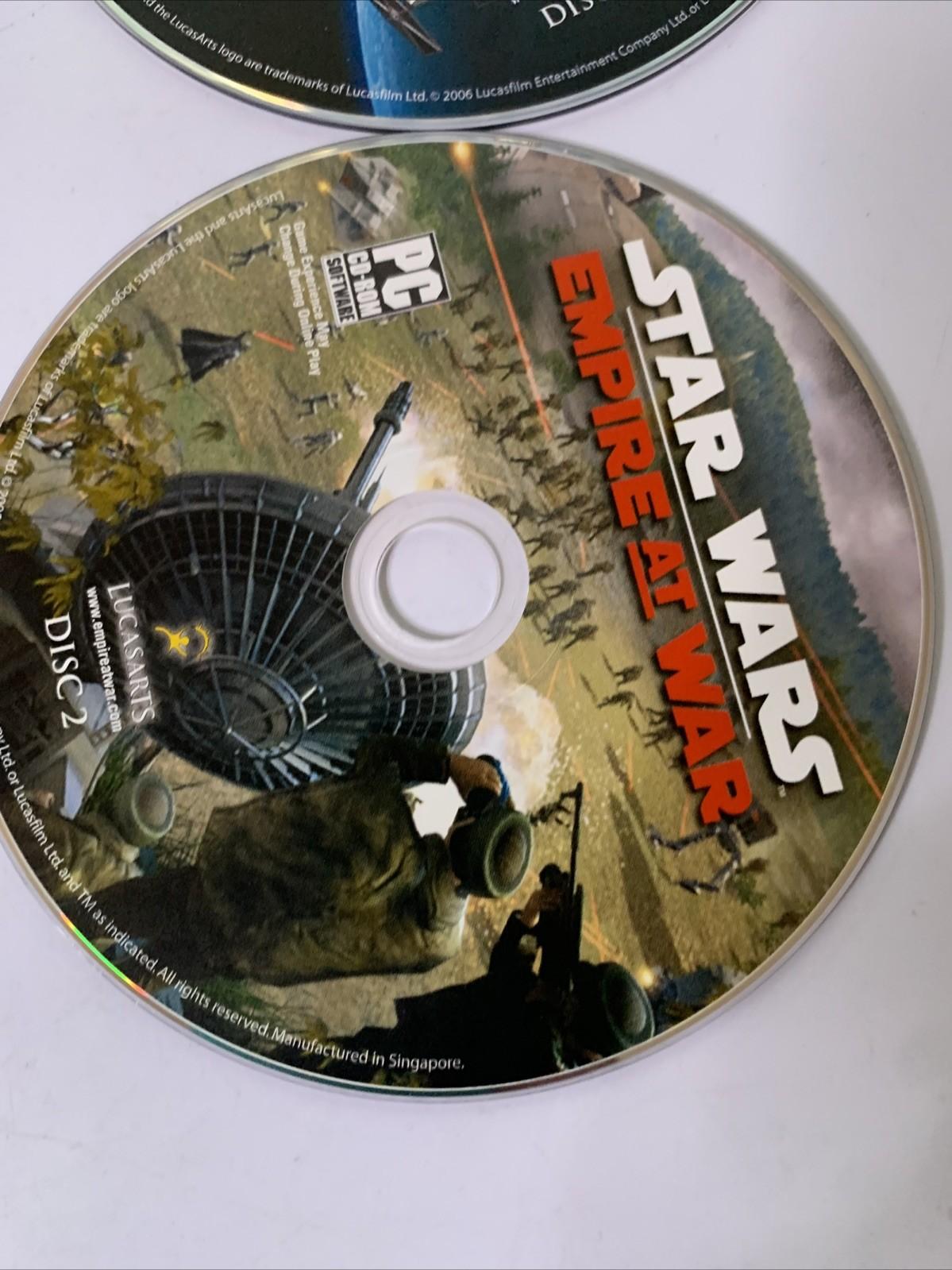 Star Wars: Empire At War PC CD-ROM WIndows 2006 RTS Strategy Game Complete