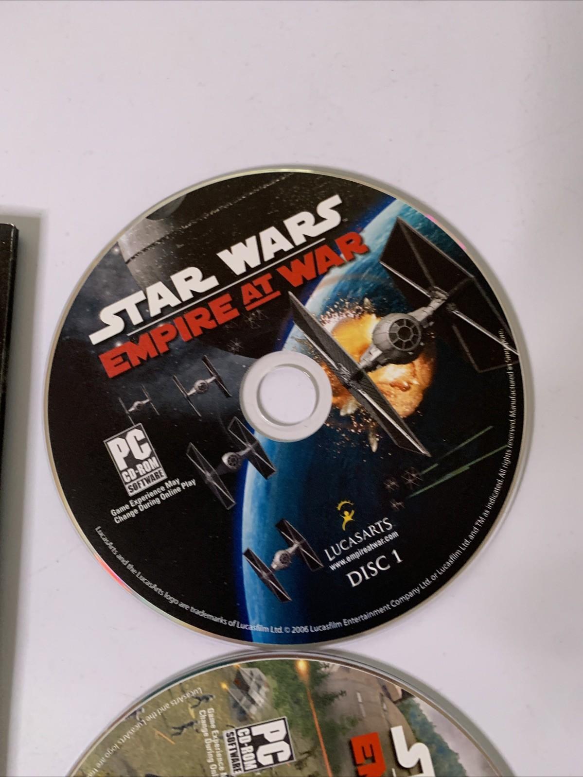 Star Wars: Empire At War PC CD-ROM WIndows 2006 RTS Strategy Game Complete