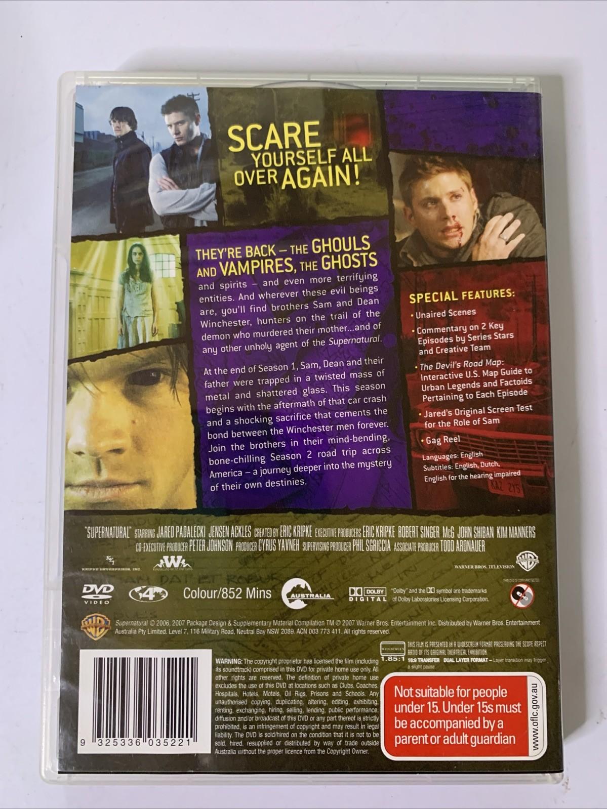 Supernatural : Season 2 (DVD, 2005, 6-Discs) Region 4