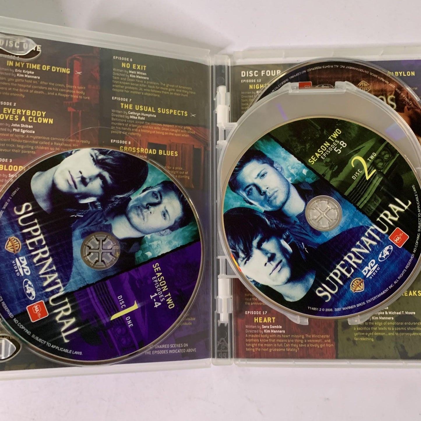Supernatural : Season 2 (DVD, 2005, 6-Discs) Region 4