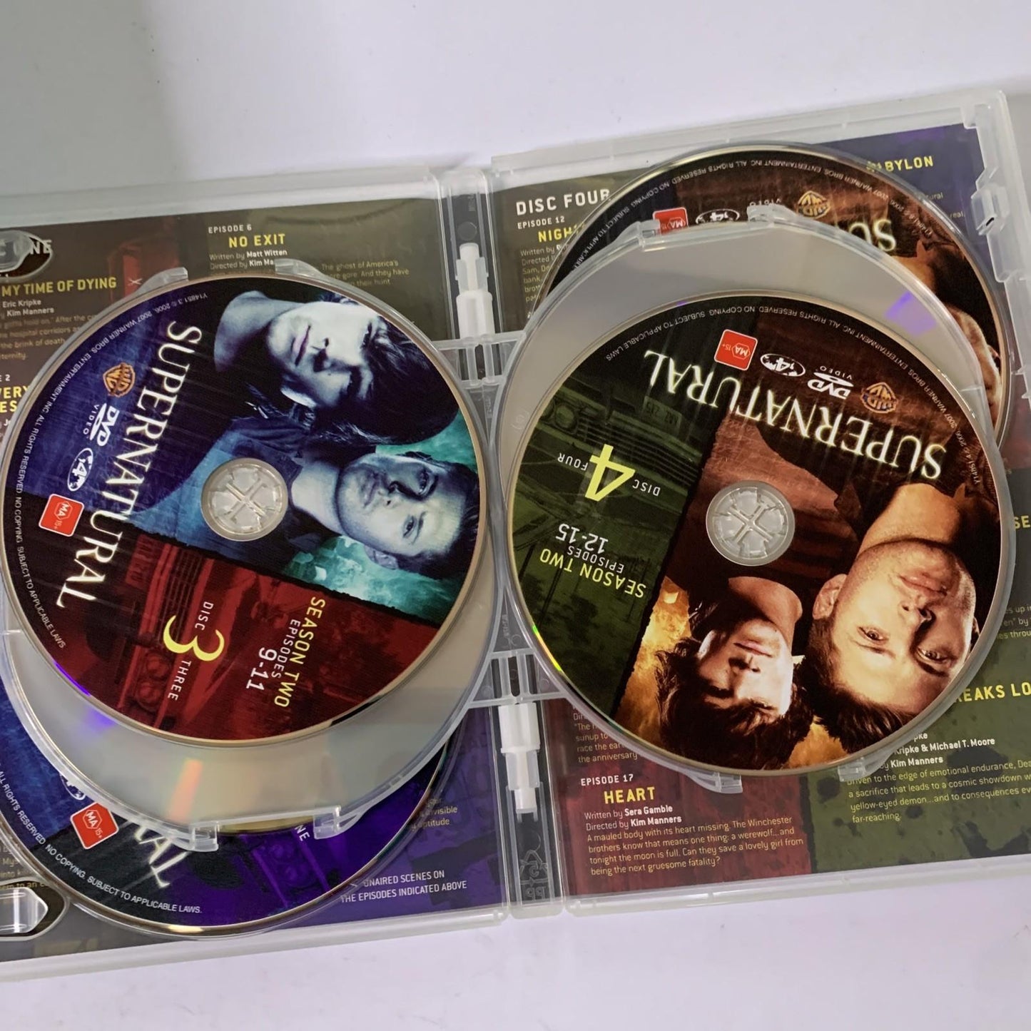 Supernatural : Season 2 (DVD, 2005, 6-Discs) Region 4