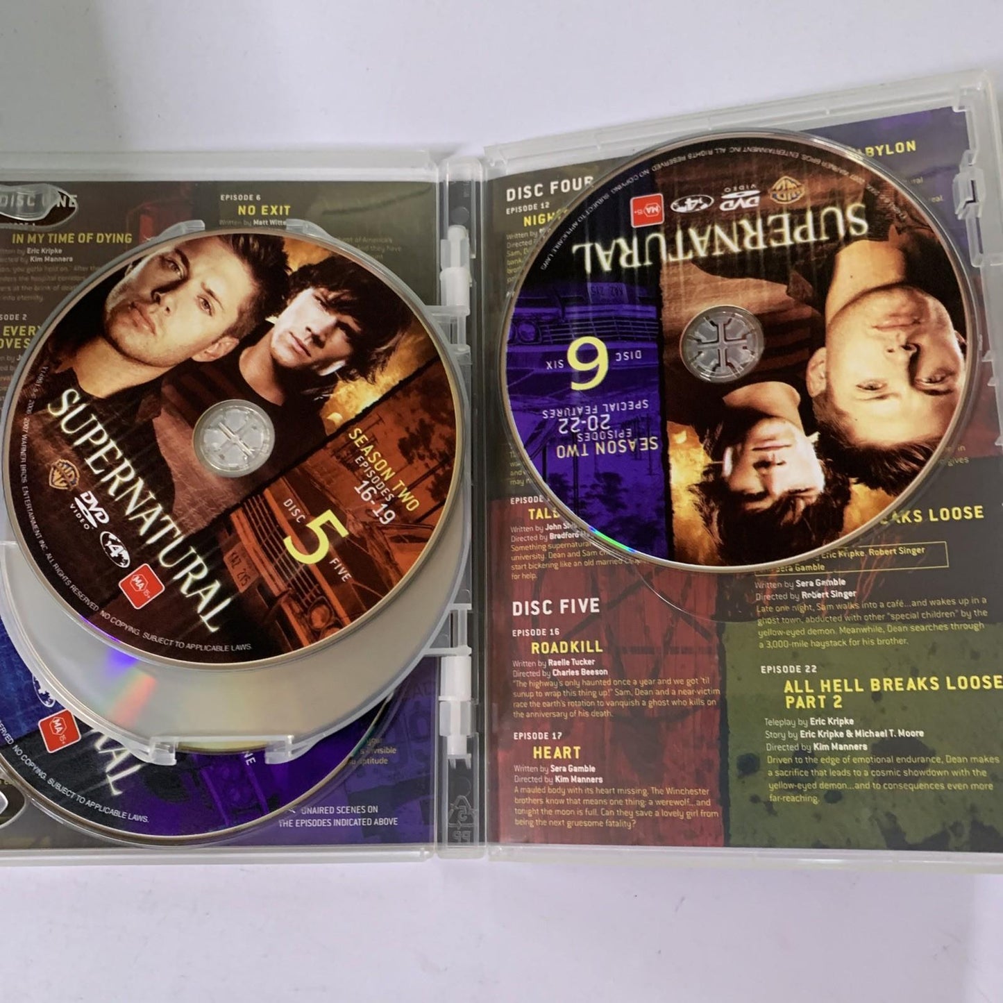 Supernatural : Season 2 (DVD, 2005, 6-Discs) Region 4