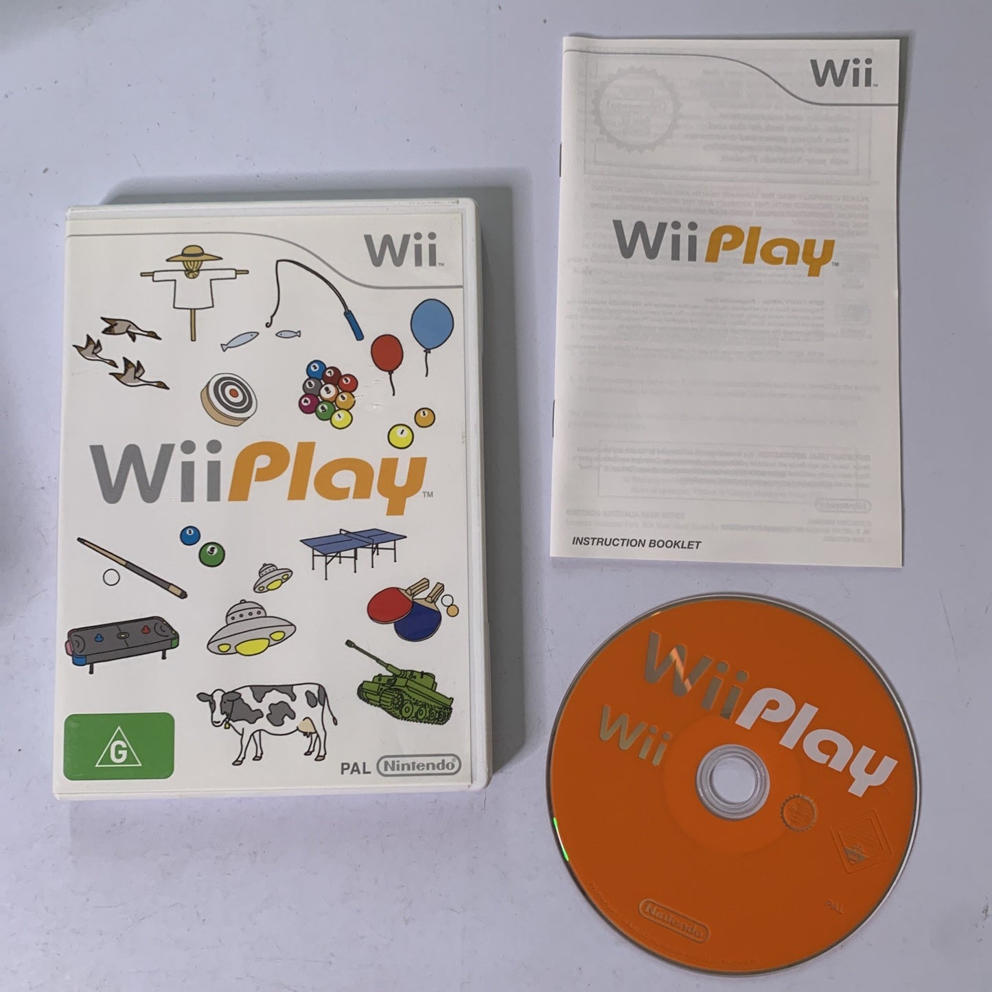 Wii Play (Nintendo Wii, 2006) PAL Game Complete