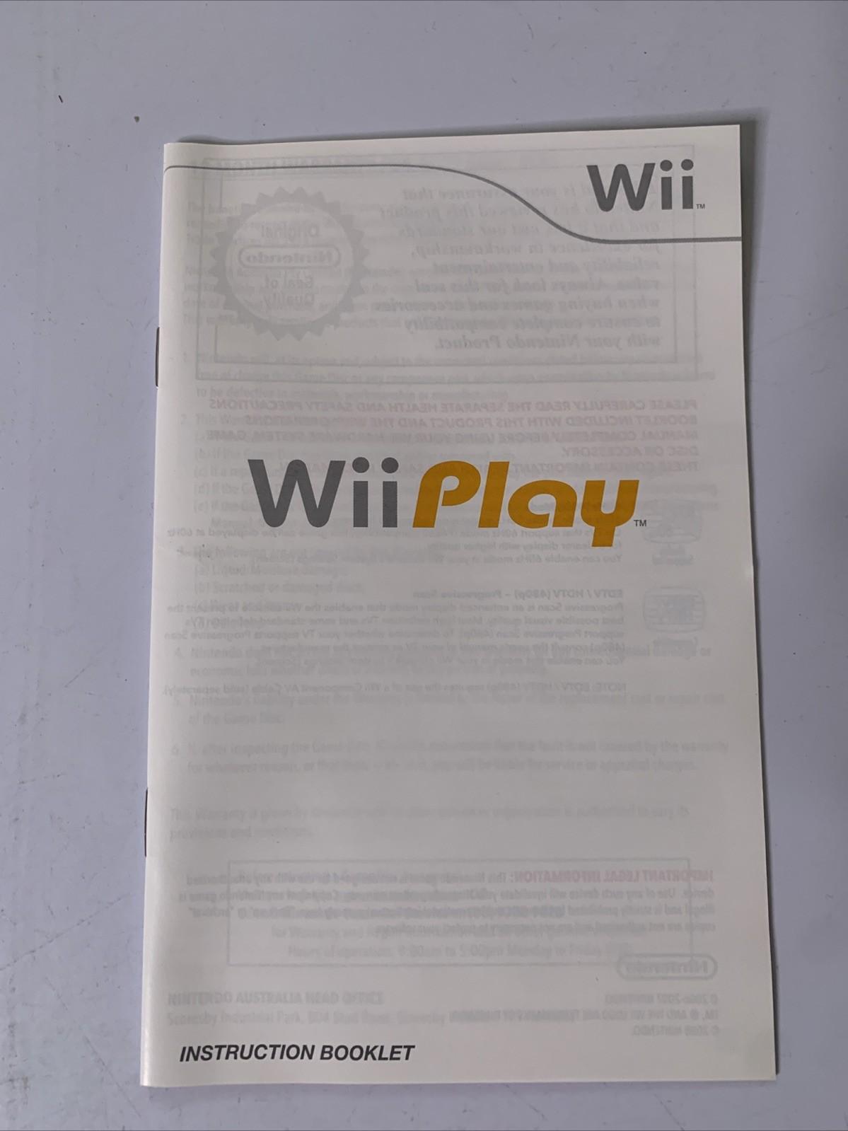 Wii Play (Nintendo Wii, 2006) PAL Game Complete