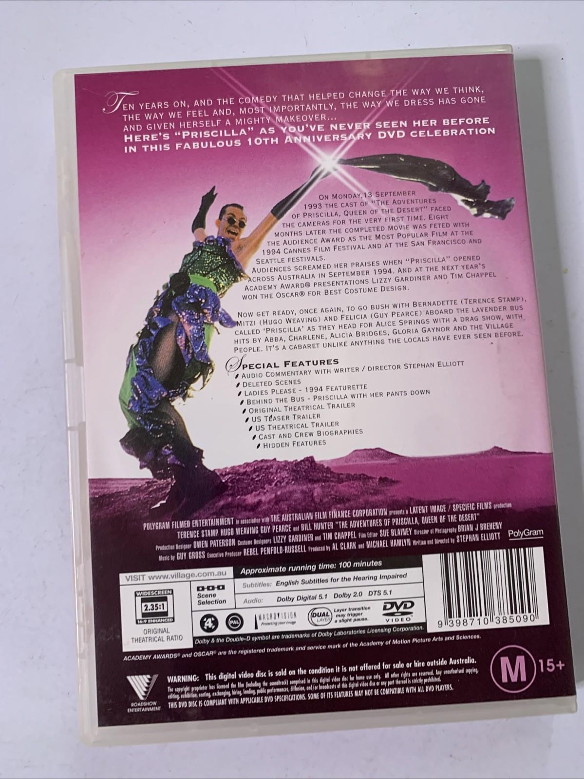The Adventures Of Priscilla Queen Of The Desert (DVD, 1994) Region 4