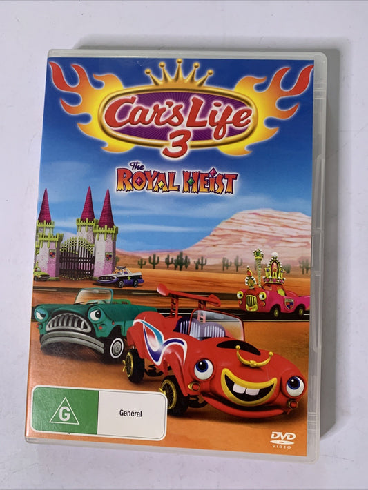 Car's Life 3: The Royal Heist (DVD, 2013) Animation Region 4