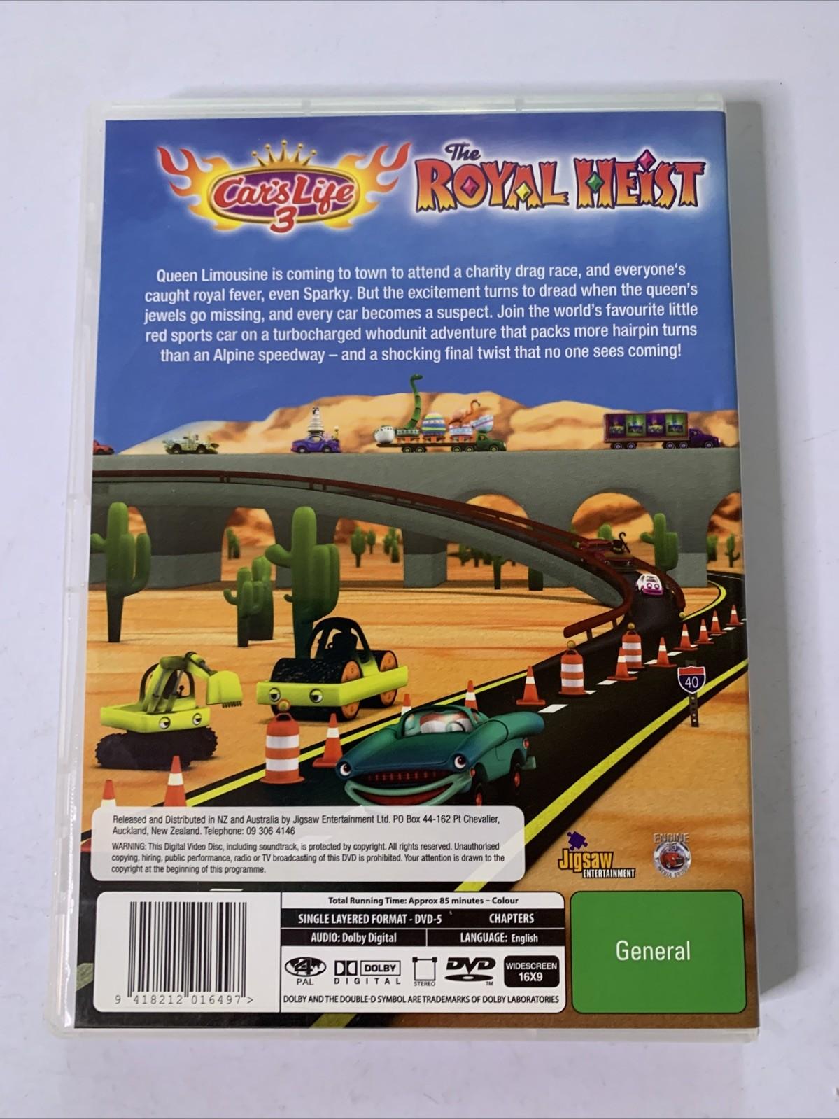 Car's Life 3: The Royal Heist (DVD, 2013) Animation Region 4
