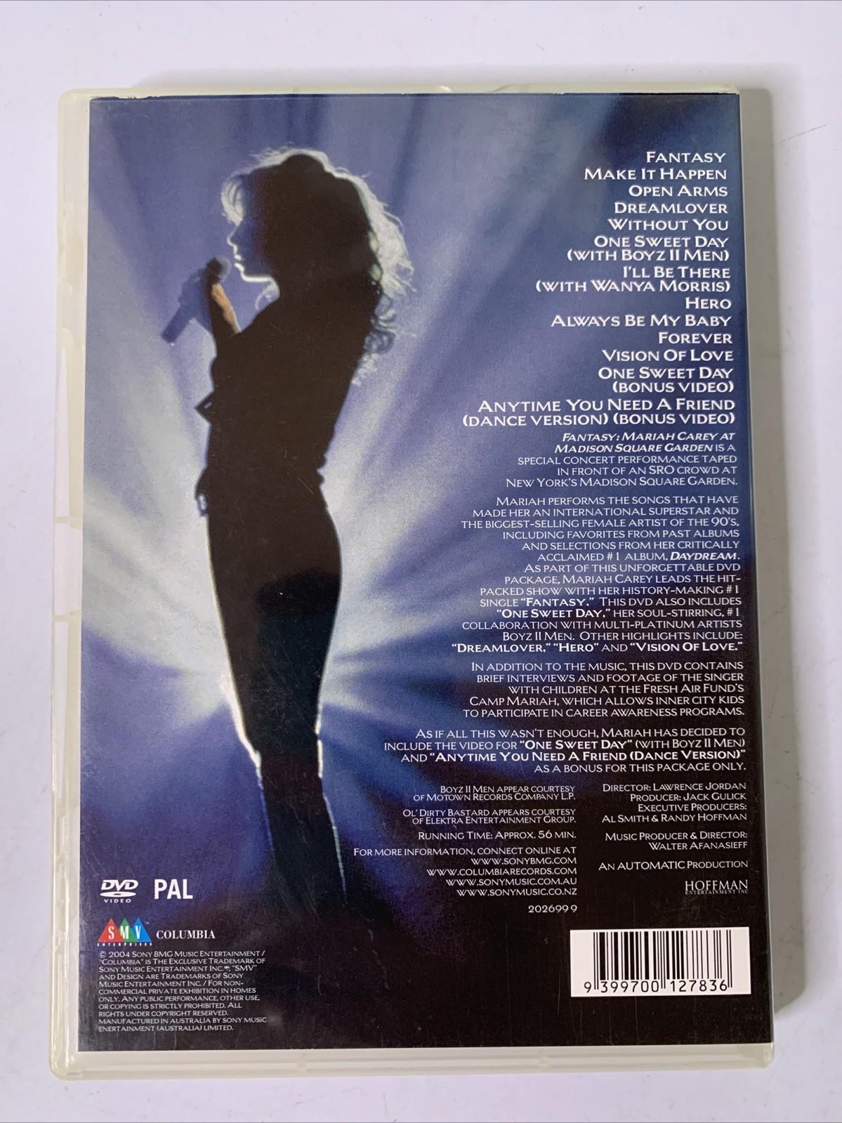 Fantasy: Mariah Carey At Madison Square Garden (DVD, 1996) All Regions