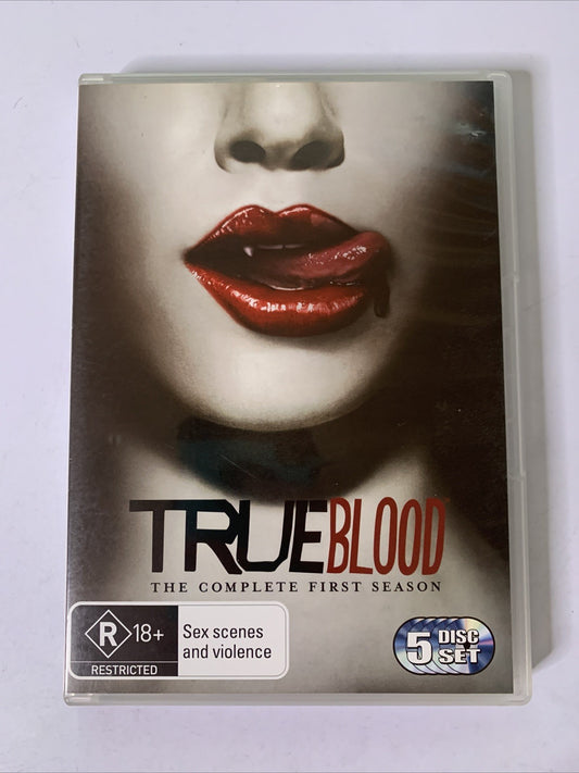True Blood : Season 1 (DVD, 2008, 5-DIscs)  Region 4