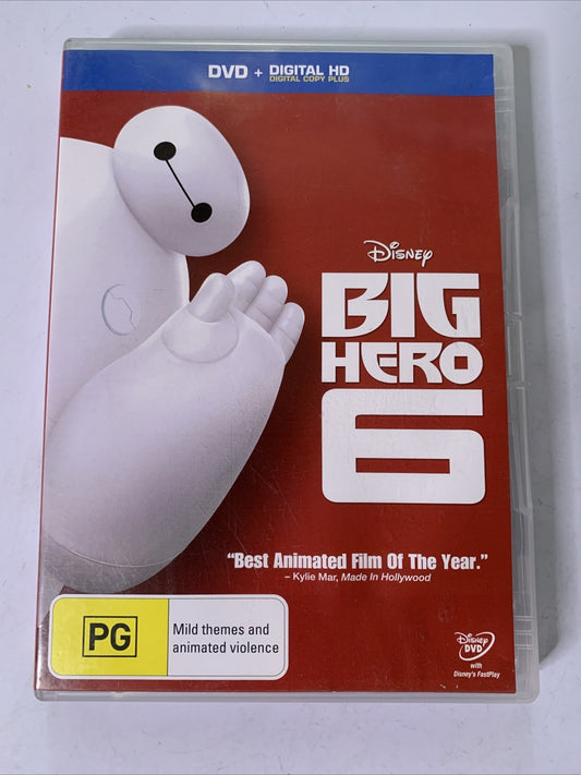 Big Hero 6 (DVD, 2014) Animated Film Disney Region 4