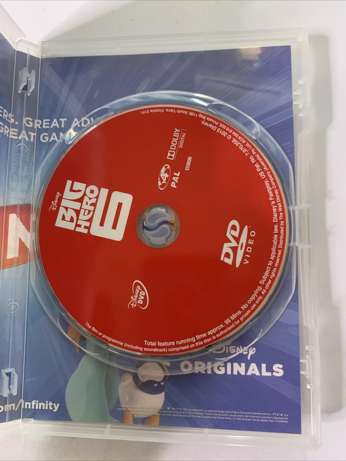 Big Hero 6 (DVD, 2014) Animated Film Disney Region 4