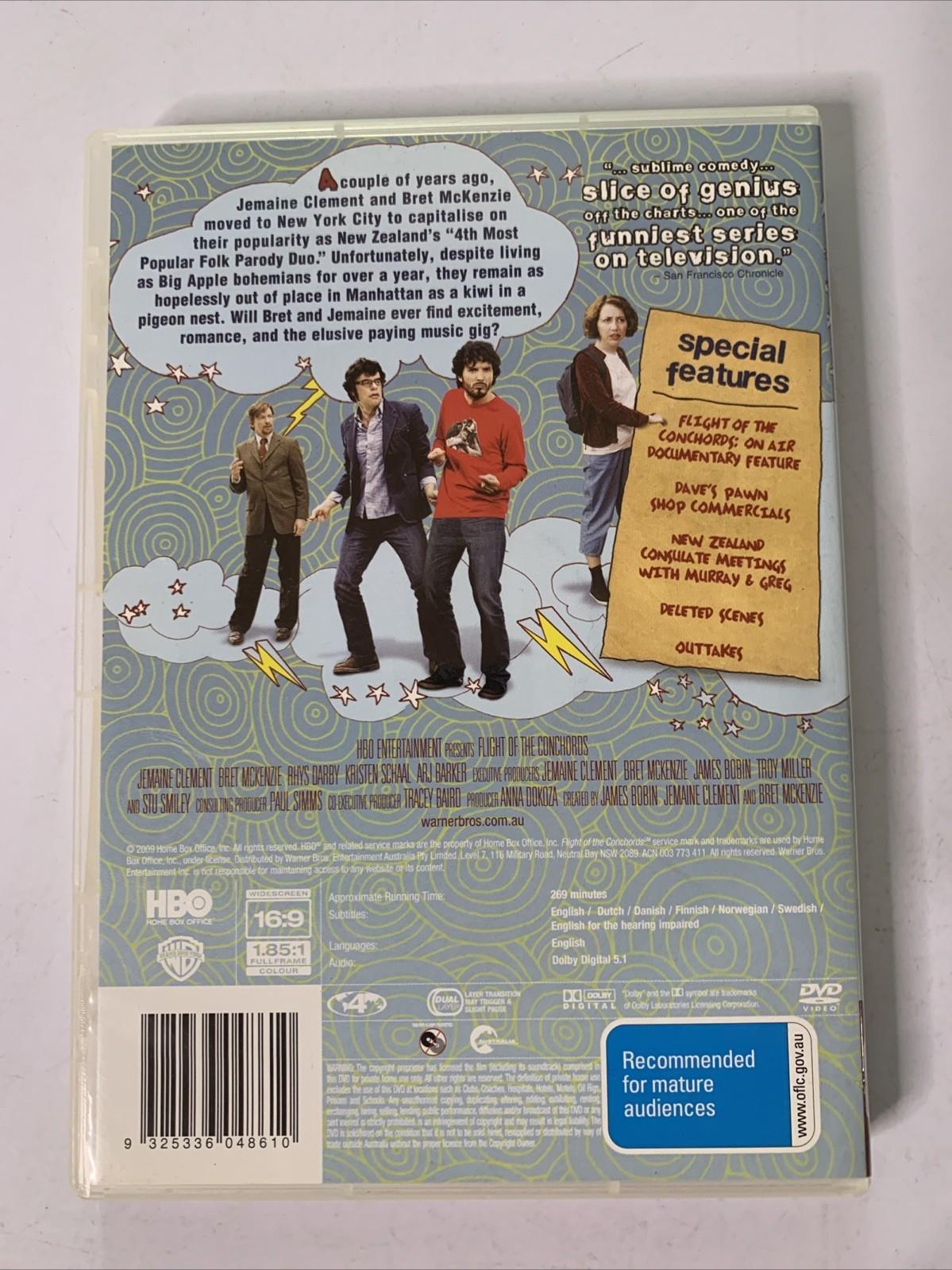 Flight Cd Two Flight Of The Conchords : Season 2 (DVD, 2008) Region 4 – Retro Unit