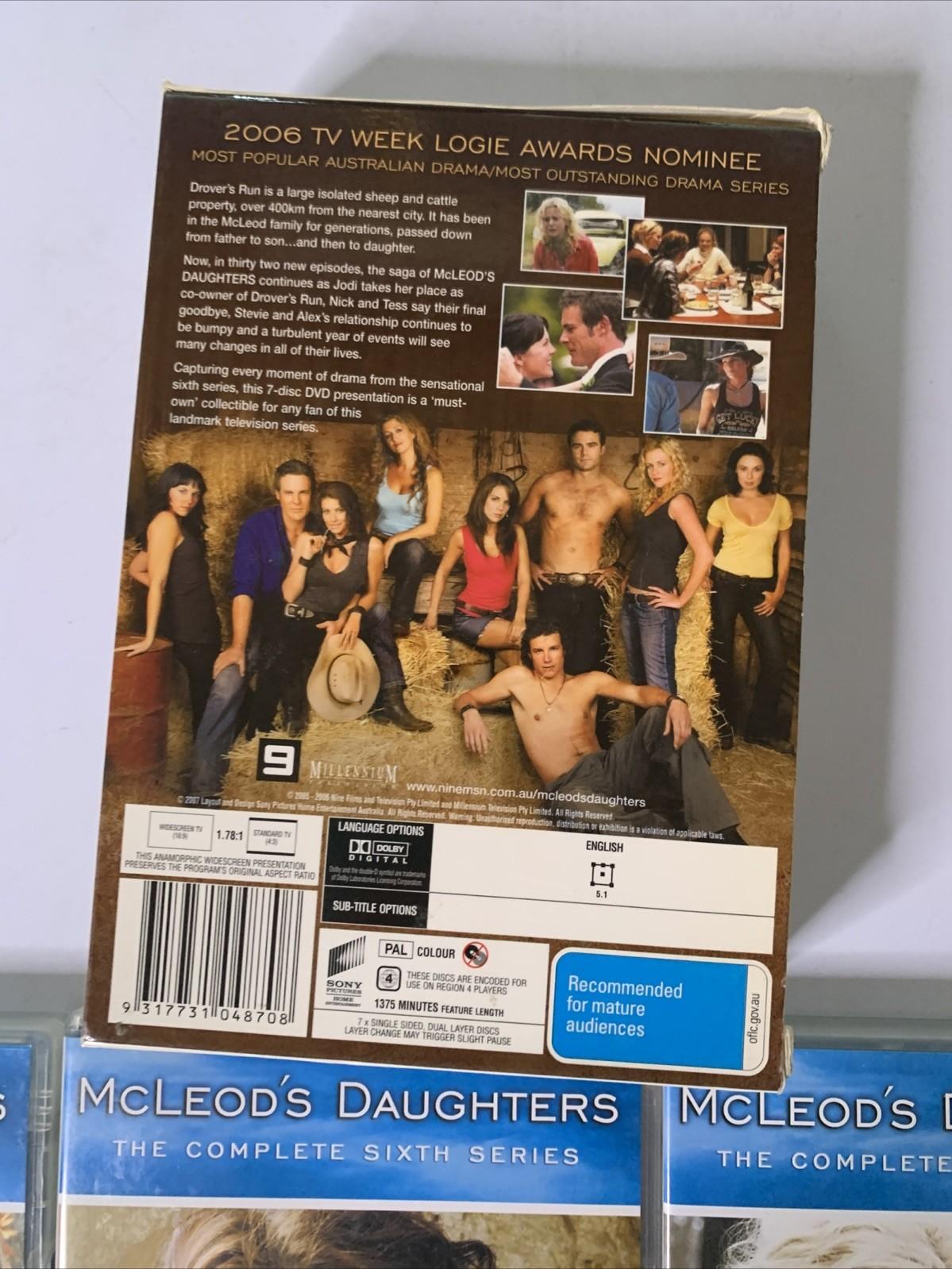 Mcleod's Daughters : Season 6 (DVD, 2005, 7-Discs) Region 4