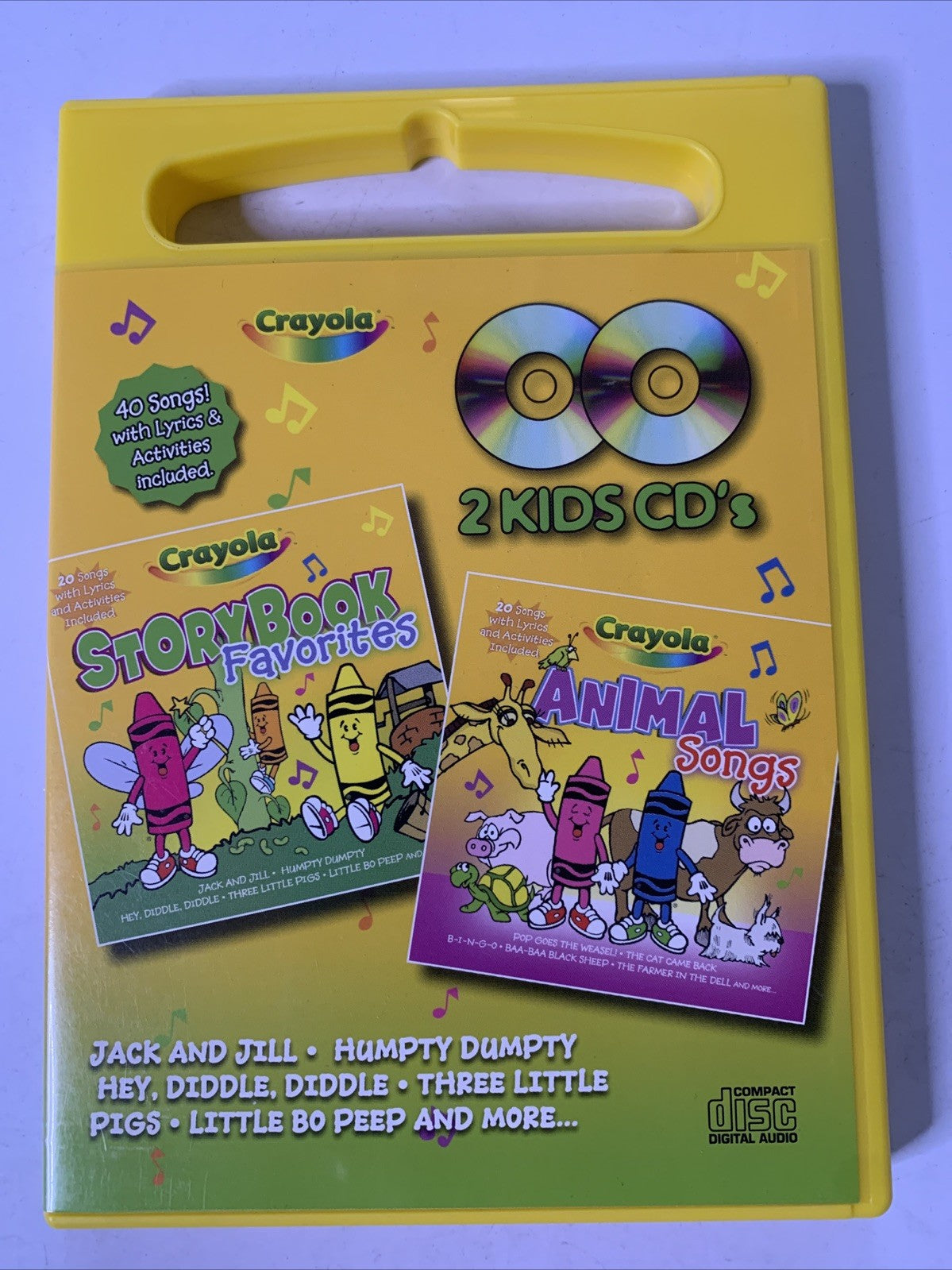 Crayola Storybook Favourites + Animal Songs (CD, 2003, 2-Discs)