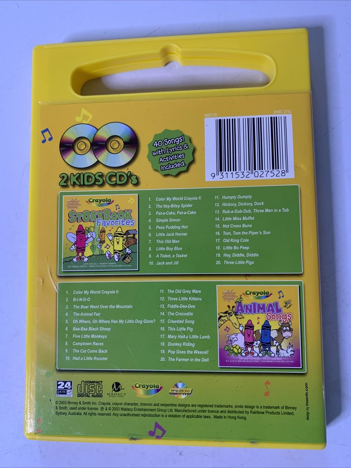 Crayola Storybook Favourites + Animal Songs (CD, 2003, 2-Discs)