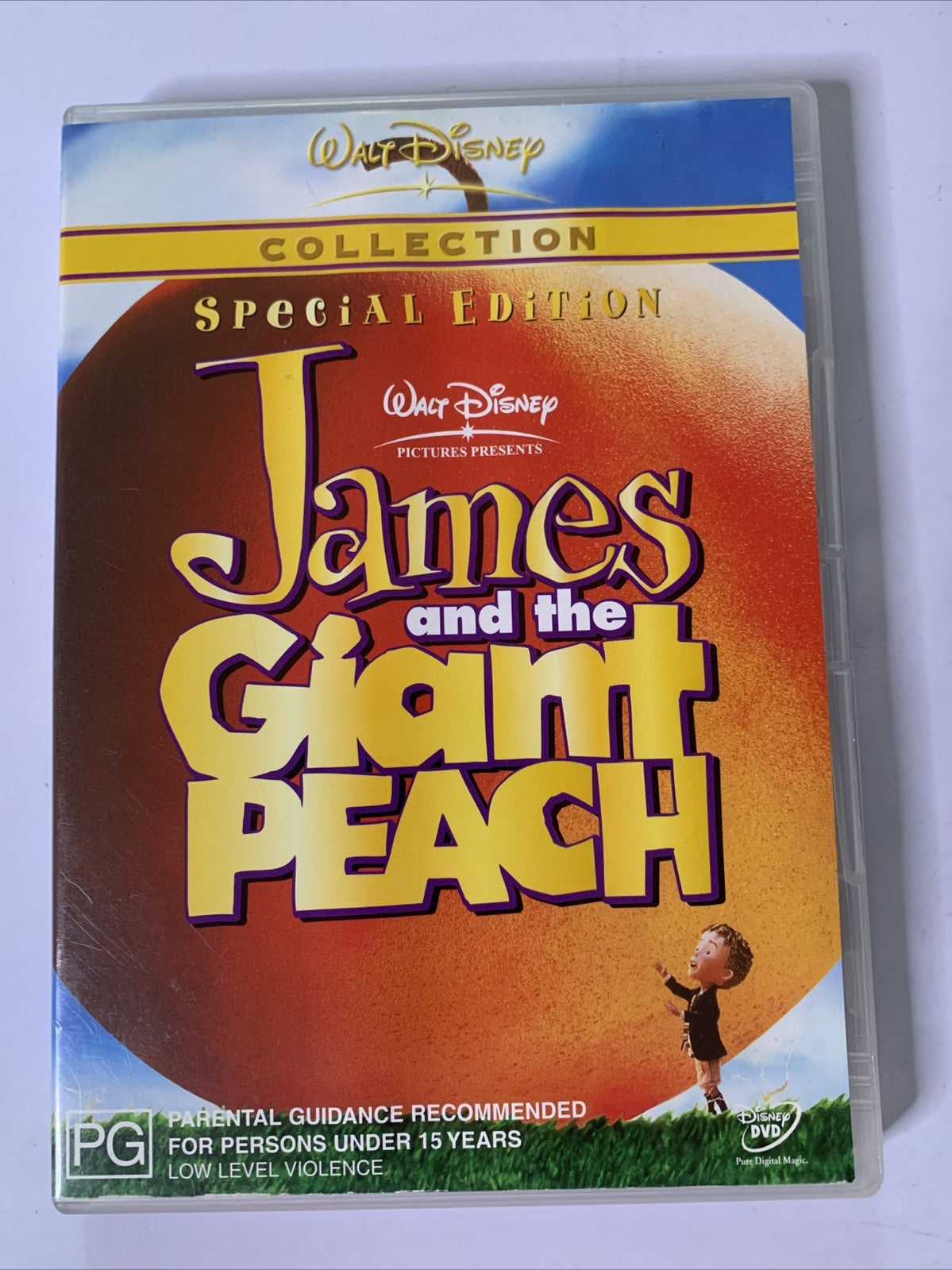 James And The Giant Peach (DVD, 1996) Disney Animation Region 4