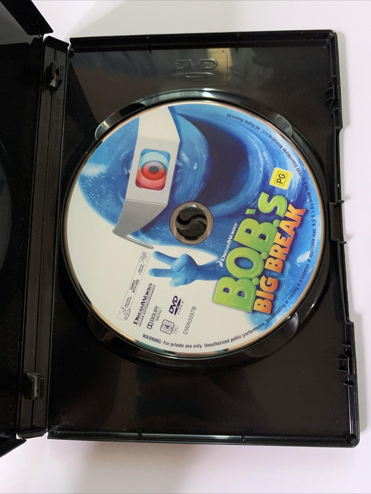 B.O.B's Big Break In Monster 3D (DVD, 2009) Seth Rogan Animation Region 4