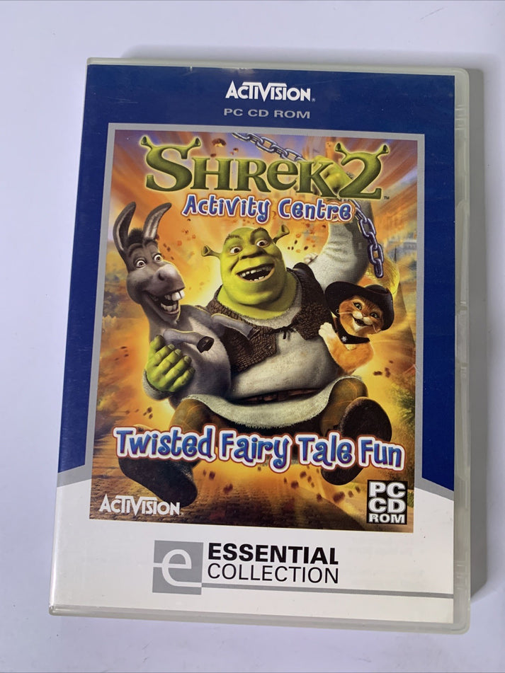 Shrek Computer Cd Shrek 2: Twisted Fairy Tale Fun PC CD-ROM Windows Game – Retro Unit