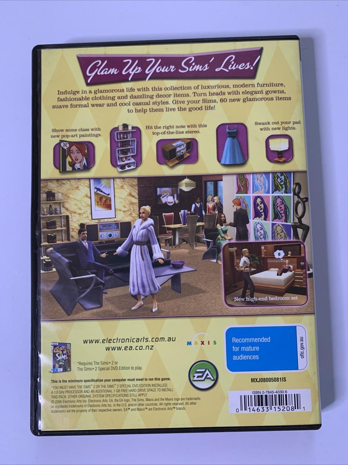 The Sims 2: Glamour Life Stuff Expansion Pack PC CD-ROM Windows Game