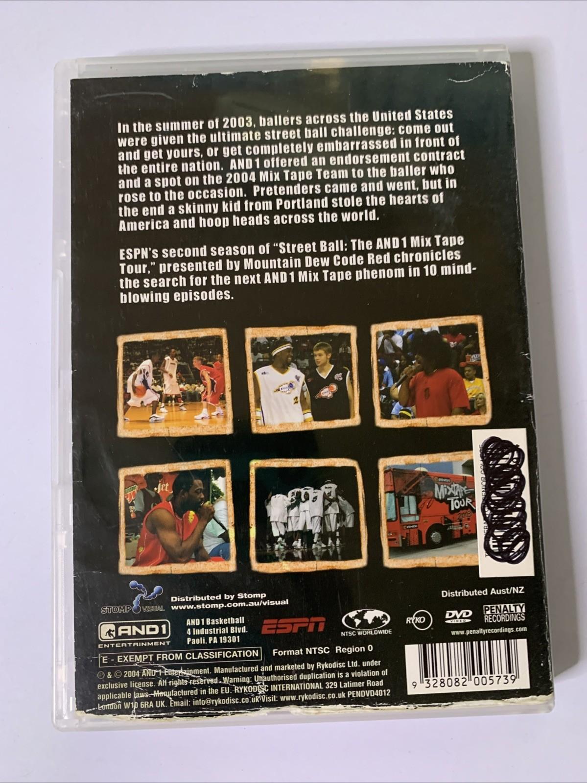And 1 Streetball 2 Mixtape Tour : Season 2 (DVD, 2003) Basketball All Regoins
