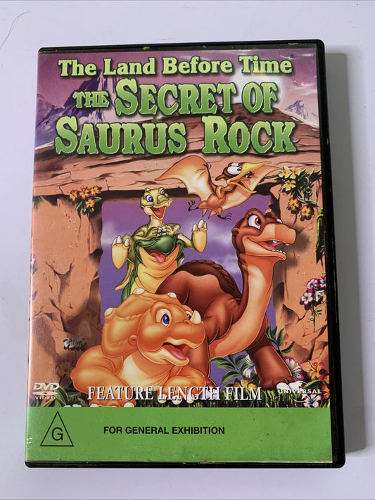 The Land Before Time: The Secret of Saurus Rock (DVD, 1998) Animation Region 4