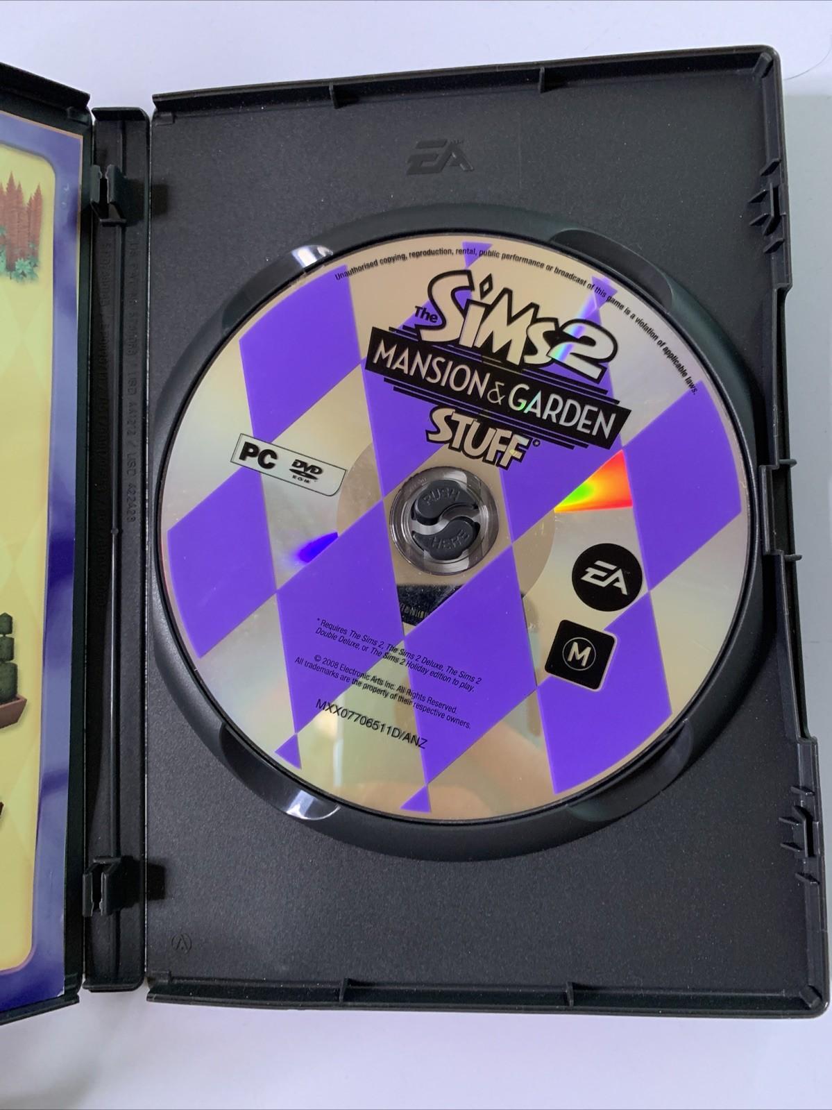 The Sims 2: Mansion & Garden Stuff Pack 2008 PC DVD Windows Expansion Game