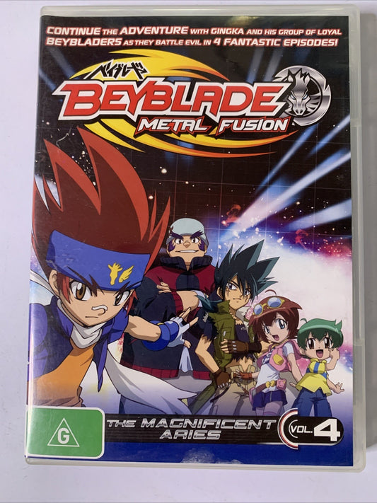 Beyblade: The Magnificent Aries : Vol 4 (DVD, 2010) Anime Regoin 4