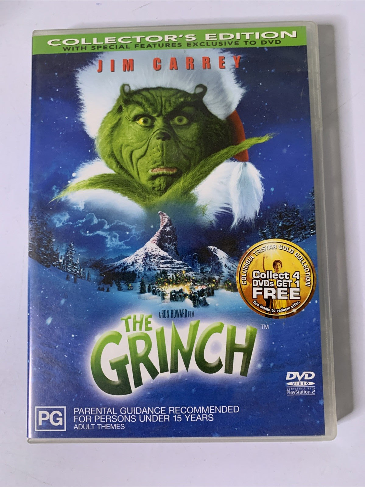 The Grinch (DVD, 2000) Jim Carrey, Anthony Hopkins Region 4