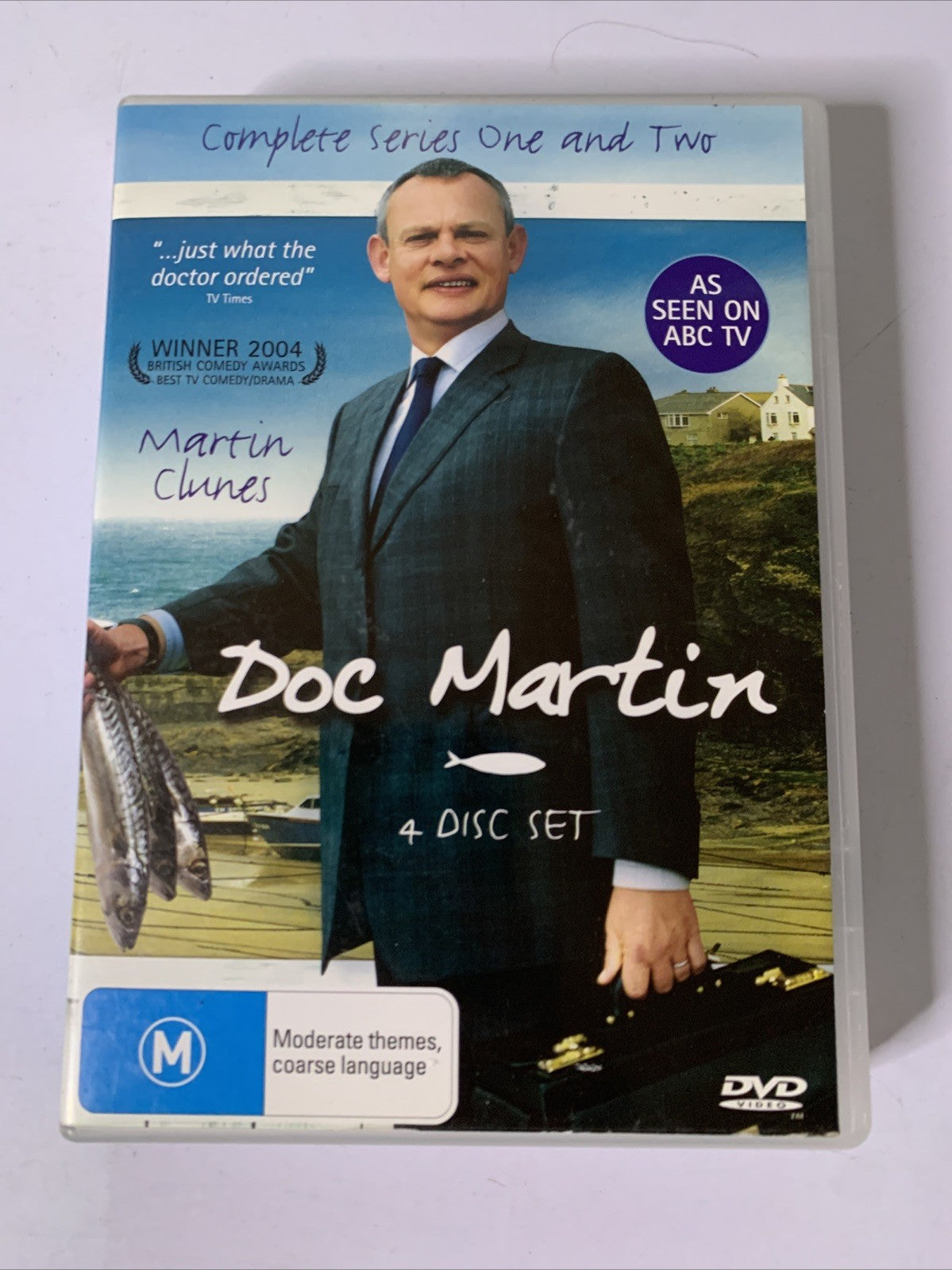 Doc Martin : Season 1-2 (DVD, 2003, 4-Discs) Martin Clunes Region 4