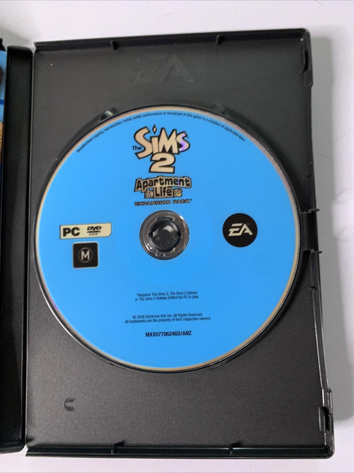 The Sims 2: Apartment Life Expansion Pack PC DVD Windows Game